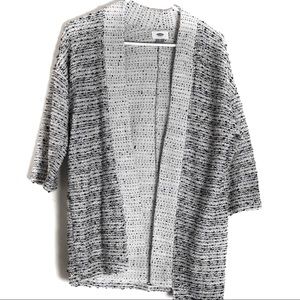 Old Navy Boyfriend Bouclé Knit Sweater Jacket